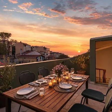 Ferienhaus Historic Private House Terrace Ac In Balat *